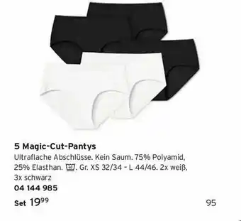 Tchibo 5 Magic-cut-pantys Angebot