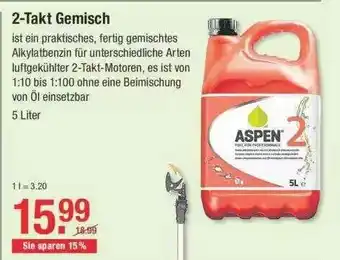 V Baumarkt 2-takt Gemisch Angebot