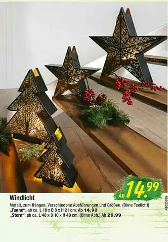 Hagebau Windlicht Angebot