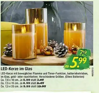 Hagebau Led-kerze Im Glas Angebot