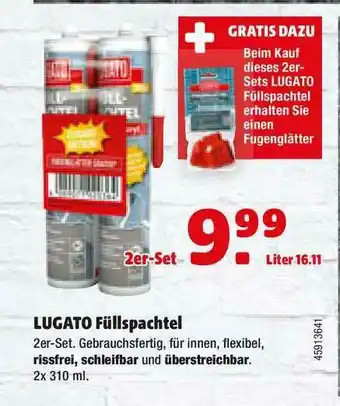 Hagebau Lugato Füllspachtel Angebot