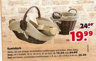 Hagebau Kaminkorb Angebot