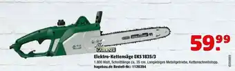 Hagebau Mr Gardener Elektro-kettensäge Eks 1835-3 Angebot