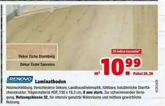 Hagebau Renovo Laminatboden Angebot