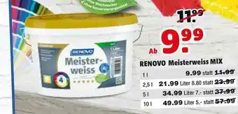 Hagebau Renovo Meisterweiss Mix Angebot