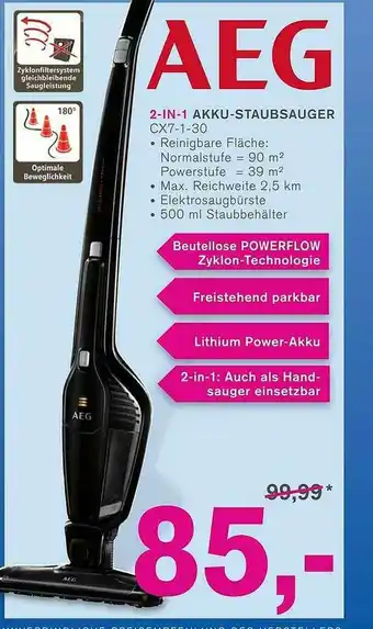 KODi Aeg 2in1 Akku-staubstauger Angebot