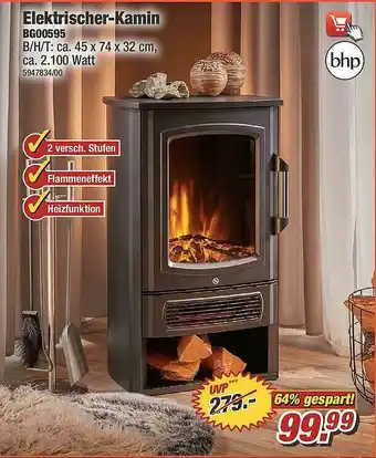 Poco Bhp Elektrischer-kamin Bg00595 Angebot