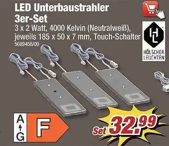 Poco Led Unterbaustrahler 3er-set Angebot