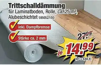 Poco Trittschalldämmung Angebot