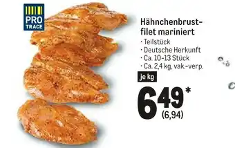 METRO Hähnchenbrustfilet mariniert 2,4kg Angebot