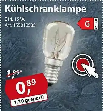 Sonderpreis Baumarkt Kühlschranklampe Angebot