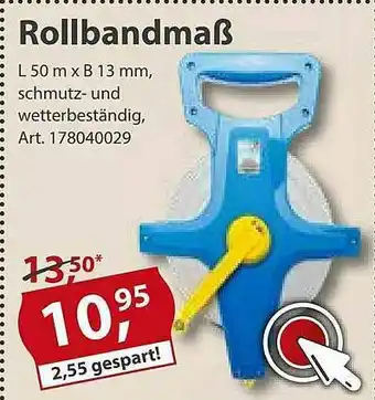 Sonderpreis Baumarkt Rollbandmaß Angebot