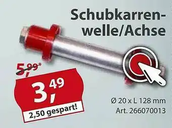 Sonderpreis Baumarkt Schubkarrenwelle Oder Achse Angebot