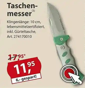 Sonderpreis Baumarkt Taschenmesser Angebot