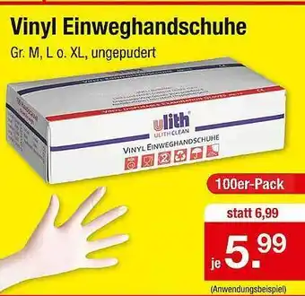 Zimmermann Vinyl Einweghandschuhe Ulith Angebot