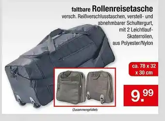 Zimmermann Faltbare Rollenreisetasche Angebot