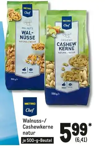 METRO Metro Chef Walnuss/Cashewkerne natur 500g Beutel Angebot