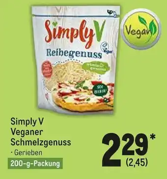 METRO Simply V Veganer Schmelzgenuss 200g Angebot