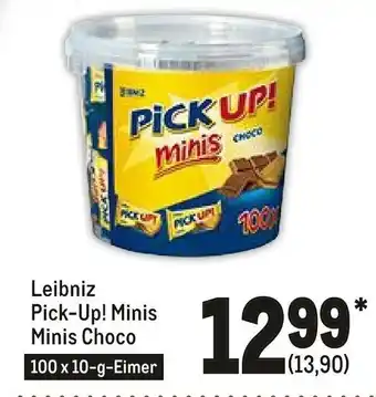 METRO Leibniz Pick up! Minis Minis Choco 100x10g Angebot