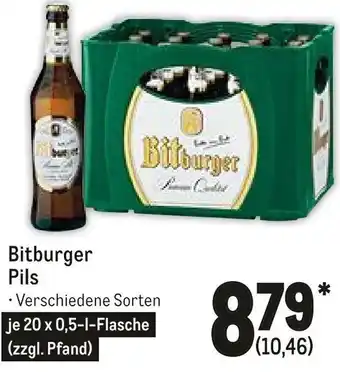 METRO Bitburger Pils 20x0,5L Angebot