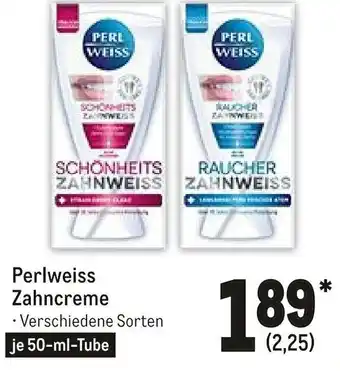 METRO Perlweiss Zahncreme 50ml Angebot