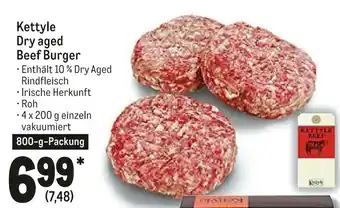 METRO Kettyle Dry aged Beef Burger 4x200g Angebot