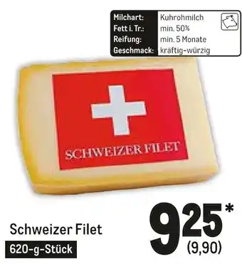 METRO Schweizer Filet 620g Angebot