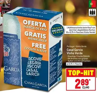 METRO Casal Garcia Vinho Verde 0,75L Angebot