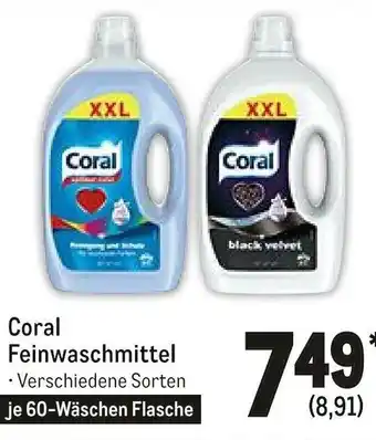 METRO Coral Feinwaschmittel Angebot