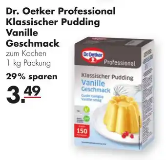 Handelshof Dr. Oetker Professional Klassischer Pudding Vanille Geschmack 1kg Angebot