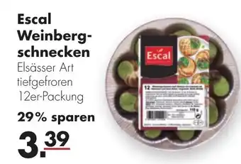 Handelshof Escal Weinbergschnecken Angebot