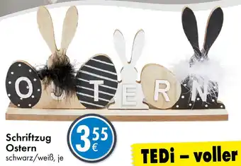 TEDi Schriftzug Ostern Angebot