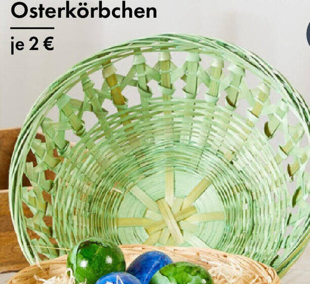 Osterkörbchen Angebot bei TEDi