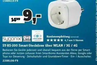 Conrad Sygonix Sy-rs-200 Smart-steckdose über Wlan 3g 4g Angebot