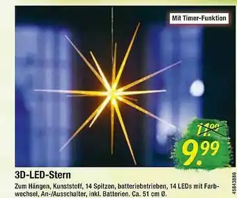 Hagebau 3d-led-stern Angebot