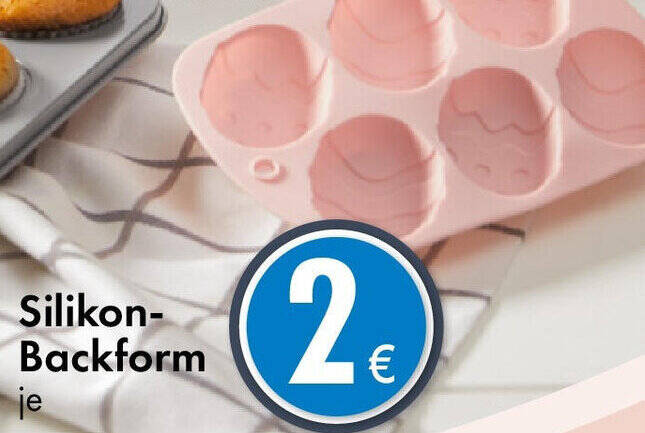 Silikon-Backform Angebot bei TEDi