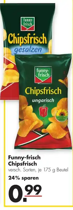 Handelshof Funny Frisch Chipsfrisch 175 g Beutel Angebot