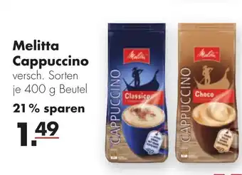 Handelshof Melitta Cappucino 400g Beutel Angebot