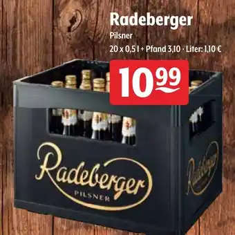 Getränke Hoffmann Radeberger Pilsner 20x0,5L Angebot