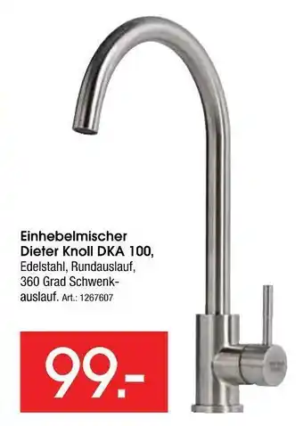 Zurbrüggen Einhebelmischer dieter knoll dka 100 Angebot