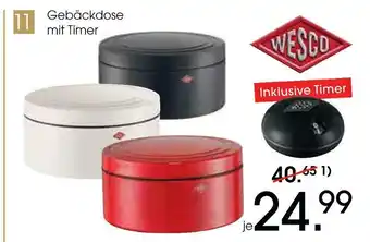 Zurbrüggen Wesco gebäckdose Angebot
