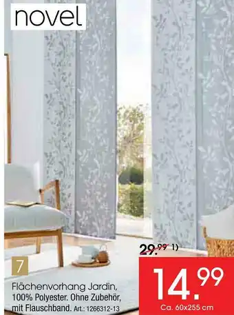 Zurbrüggen Novel flächenvorhang jardin Angebot