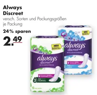 Handelshof Always Discreet Angebot