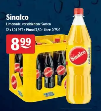 Getränke Hoffmann Sinalco Limonade 12x1,0L Angebot