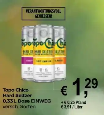 Getränke Hoffmann Topo Chico Hard Seltzer 0,33L Angebot