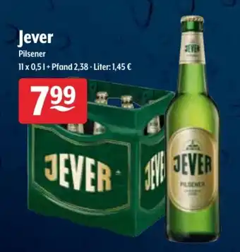 Getränke Hoffmann Jever Pilsener 11x0,5L Angebot