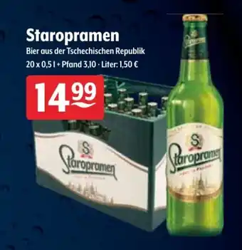 Getränke Hoffmann Staropramen 20x0,5L Angebot