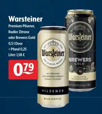 Getränke Hoffmann Warsteiner 0,5L Angebot