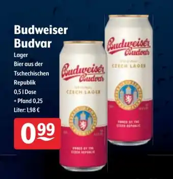 Getränke Hoffmann Budweiser Budvar 0,5L Angebot