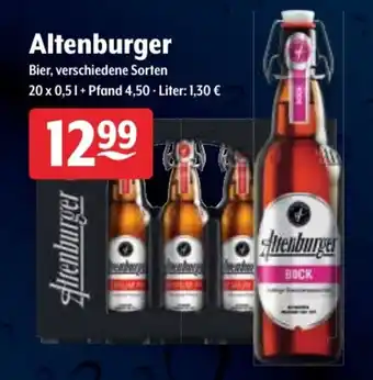 Getränke Hoffmann Altenburger 20x0,5L Angebot